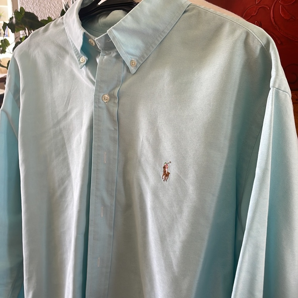 Custom Fit Ralph Lauren cotton button down. - Picture 2 of 3